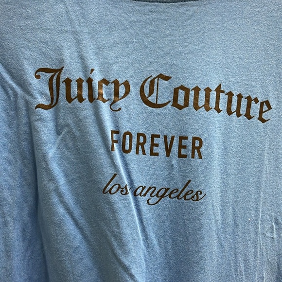 2 PIECE WOMENS JUICY COUTURE LONG SLEEVE TOP SZ M + SWEATPANT SZ S - Picture 3 of 8